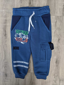 Спортивные штаны Kidea "Games Sound", синий, мальчик 1-2-3-4 года