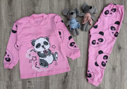 Пижама "Пандочки", розовый , девочка 2-3-4-5-6 лет
