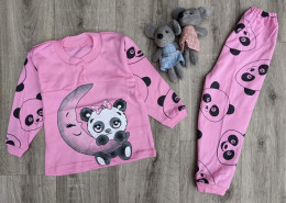 Пижама "Панда"розовый,девочка 2-3-4-5-6 лет