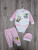  Комплект Findik "Love", рожевий, дівчинка 3-6 місяців, фото