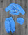  Комплект "For Baby", блакитний, хлопчик 0-3 місяців, фото