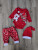  Комплект Dream Baby "Новий Рік", червоний, унічекс 0-3-6-9 місяців, фото