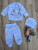 Комплект "Слоник", різні кольори мікс, хлопчик+дівчинка 0-3 місяців, фото 1