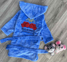 Халат "Boxing", разные цвета микс, мальчик 1-3-5-7-9 лет