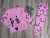 Піжама "Панда", рожевий, дівчинка 6-7-8 років, фото