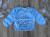  Сорочка "Ведмедики", блакитний, хлопчик 0-3 місяців, фото