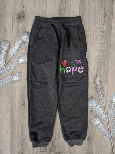 Спортивные штаны Winimo "Hope" , тёмно-серый, девочка 5-6-7-8 лет