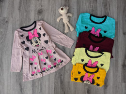 Платье "Minnie",разные цвета микс 1-3-5-7-9 лет