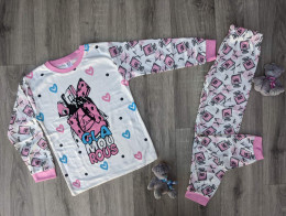 Пижама Supermini "Glamorous", розовый, девочка  7-8-9 лет