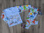 Піжама "Dino", блакитний, хлопчик 2-3-4-5-6 років, фото