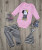  Комплект Poli Foni "Lady", рожевий, дівчинка 3-6 місяців, фото