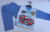 Костюм с машиной синий, мальчик, размер 6-9-12 месяцев, фото