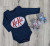 Боді Murat baby "Kit Kat", синій, унісекс 3-6-9-12-18 місяців, фото