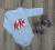 Боді Murat baby "Kit Kat", блакитний, хлопчик 3-6-9-12-18 місяців, фото