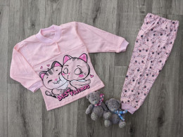 Пижама "Кошечки", розовый, девочка 2-3-4-5-6 лет