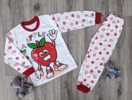 Пижама Supermini "Apple", красный, унисекс 4-5-6 лет