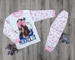 Пижама Supermini "Miracles", розовый, девочка 4-5-6 лет