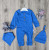  Людина Malina baby, "Однотонний", синій, хлопчик 6-9-12 місяців, фото