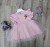  Сукня Baby Rose "Морозиво", рожевий, дівчинка 6-9-12-18 місяців, фото