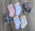  Шкарпетки JW "Бант_2", різні кольори мікс, дівчинка 0-6 місяців, фото