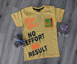 Футболка CMK Kids " No effort", жёлтый, мальчик 8-9-10-11-12 лет