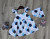 Комплект MiniLove "Горох" синій, дівчинка 6-9-12 місяців, фото