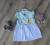  Сукня Miniworld "Рибка" бірюзовий, дівчинка 6-9-12-18 місяців, фото