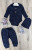  Комплект Findik "Рубчик", синій, хлопчик 3-6-9-12 місяців, фото