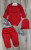  Комплект Findik "Рубчик", червоний, хлопчик 3-6-9-12 місяців, фото