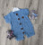 Пісочник Elci Baby "Однотонний", синій, хлопчик 3-6-9 місяців, фото