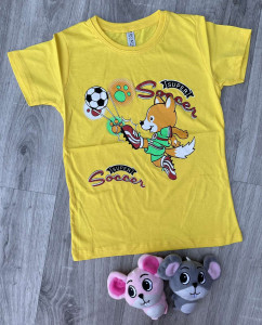 Футболка CMK Kids "Super", жовтий, хлопчик 3-4-5-6-7 років