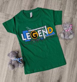 Футболка CMK Kids "Legend", зелёный, мальчик 3-4-5-6-7 лет