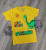  Футболка CMK Kids "Dinosaur", жовтий, хлопчик 3-4-5-6-7 років, фото