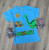 Футболка CMK Kids "Dinosaur", блакитний, хлопчик 3-4-5-6-7 років, фото