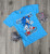  Футболка CMK Kids "Сонік", блакитний, хлопчик 3-4-5-6-7 років, фото