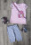 Костюм Betus Baby "Сумочка", рожевий, дівчинка 6-9-12-18 місяців, фото