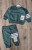  Костюм Babygo "Смужки", зелений, хлопчик 6-9-12-18 місяців, фото