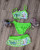 Купальник No Brand "Frozen", зелений, дівчинка 2-3-4-5-6 років, фото