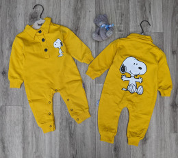 Человечек Murat baby "Snoopy", жёлтый, мальчик 3-6-9-12 месяцев