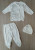 Комплект Miniworld белый, мальчик+девочка, размер 68-74, фото