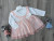 Сукня Minicix «Квіточки», пудра, дівчинка 6-9-12 місяців, фото