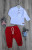  Комплект Findik "Рубчик", червоний, хлопчик 3-6-9-12 місяців, фото