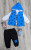  Костюм Minice "Лапки", синій, хлопчик 6-12-18 місяців, фото