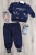  Костюм Minico "Букви", синій, хлопчик 9-12-18-24 місяців, фото