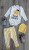 Комплект Baby Teddy "Dream sweet", жовтий, дівчинка 3-6-9-12 місяців, фото