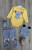 Комплект Baby Teddy "Коала", жовтий, дівчинка 3-6-9-12 місяців, фото