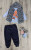 Костюм Hippil "Букви", помаранчевий, хлопчик 6-12-18 місяців, фото