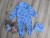 Человечек "Рыбка", голубой, мальчик 0-3-6-9 месяцев, фото