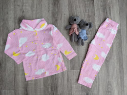 Пижама Supermini "Облака", розовый, девочка 1-2-3 года
