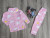 Піжама Supermini "Хмари", рожевий, дівчинка 1-2-3 роки, фото